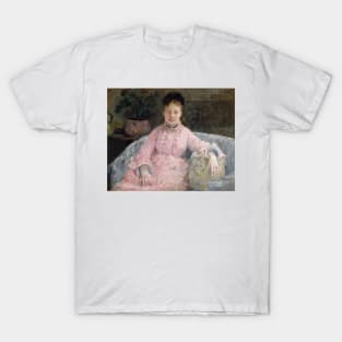 The Pink Dress by Berthe Morisot T-Shirt